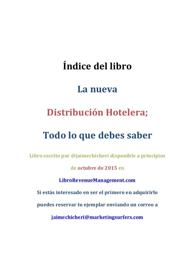 La nueva Distribución Hotelera: Todo lo que debes saber